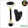 SET: Rodillo facial + Gua Sha (Black Obsidian)